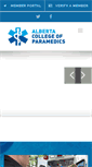 Mobile Screenshot of collegeofparamedics.org