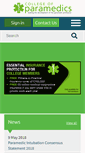 Mobile Screenshot of collegeofparamedics.co.uk